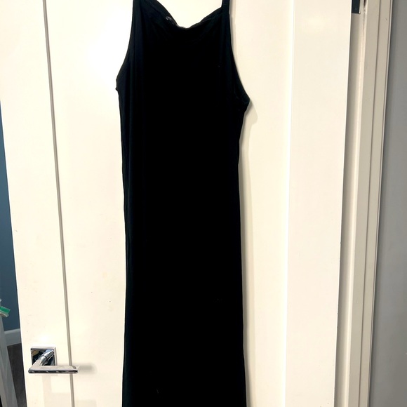 Dresses & Skirts - EILLEEN FISHER black tank midi dress- size L